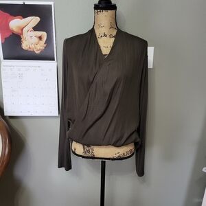 Dolan Surplice Mixed media Top Coast to Coast Collection